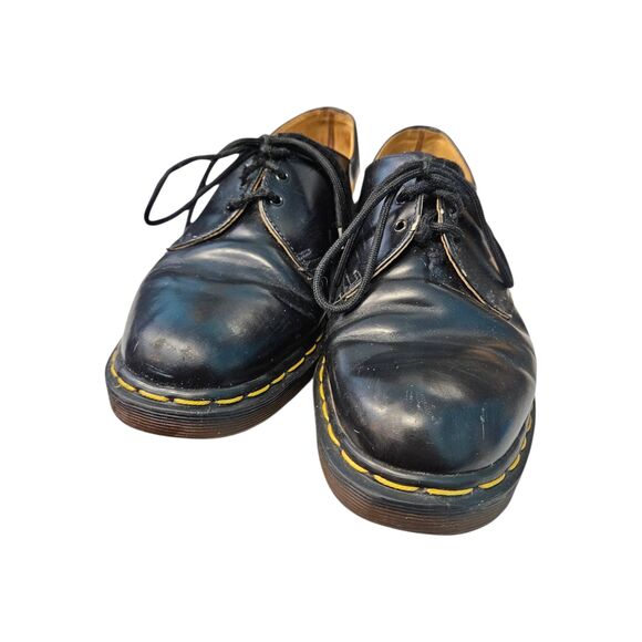 Doc Martens Black Leather Oxfords Womens size 10 Flats The Original Lace Up - Picture 4 of 11